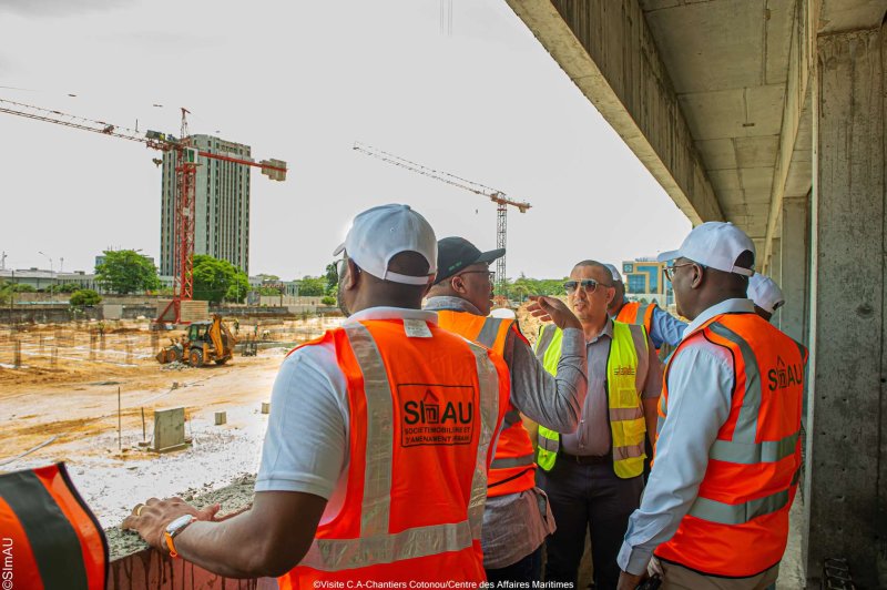 Visite du Comité d'Administration au Centre des Affaires Maritimes à Cotonou